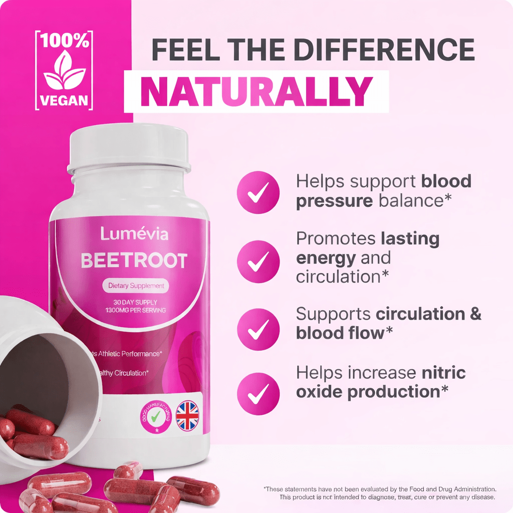 Lumévia Organic Beetroot Capsules - Lumévia